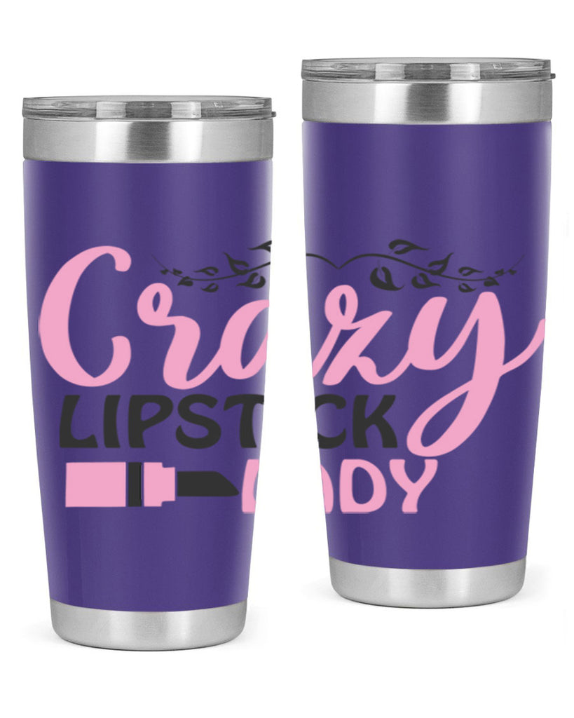crazy lipstick lady Style 159#- make up- Tumbler