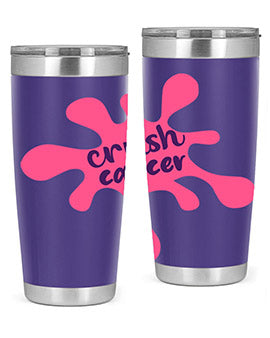 crush cancer Style 18#- breast cancer- Tumbler