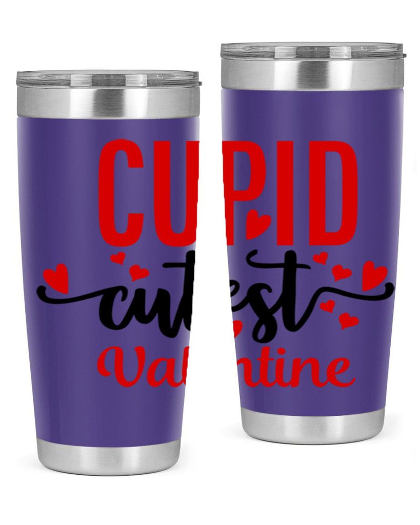 cupid cutest valentine 72#- valentines day- Tumbler