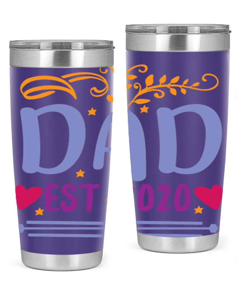 dad est 98#- fathers day- Tumbler