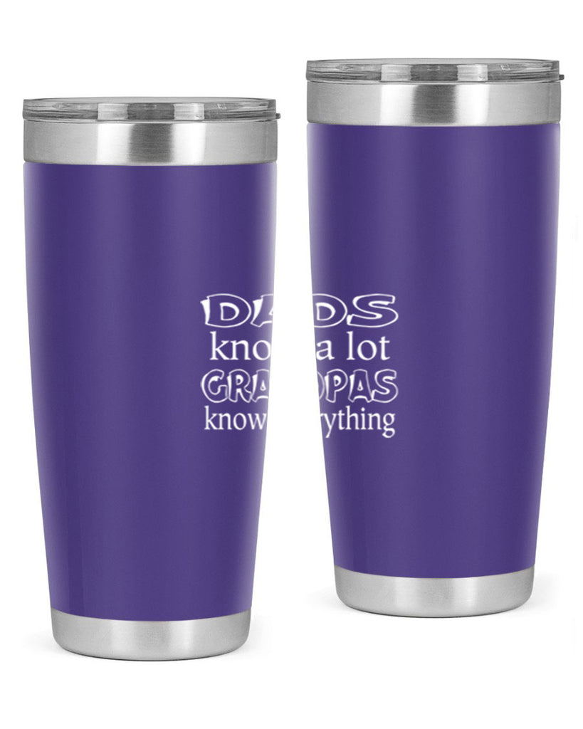 dads know a lot 17#- dad- Tumbler