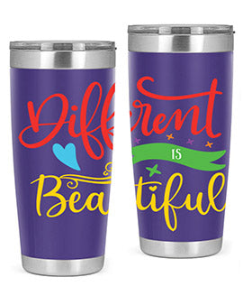 different is beautiful Style 11#- autism- Tumbler