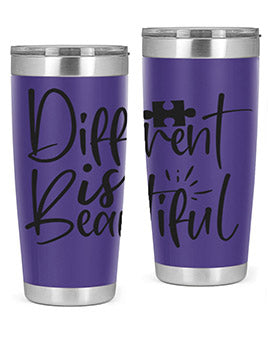 different is beautiful Style 12#- autism- Tumbler