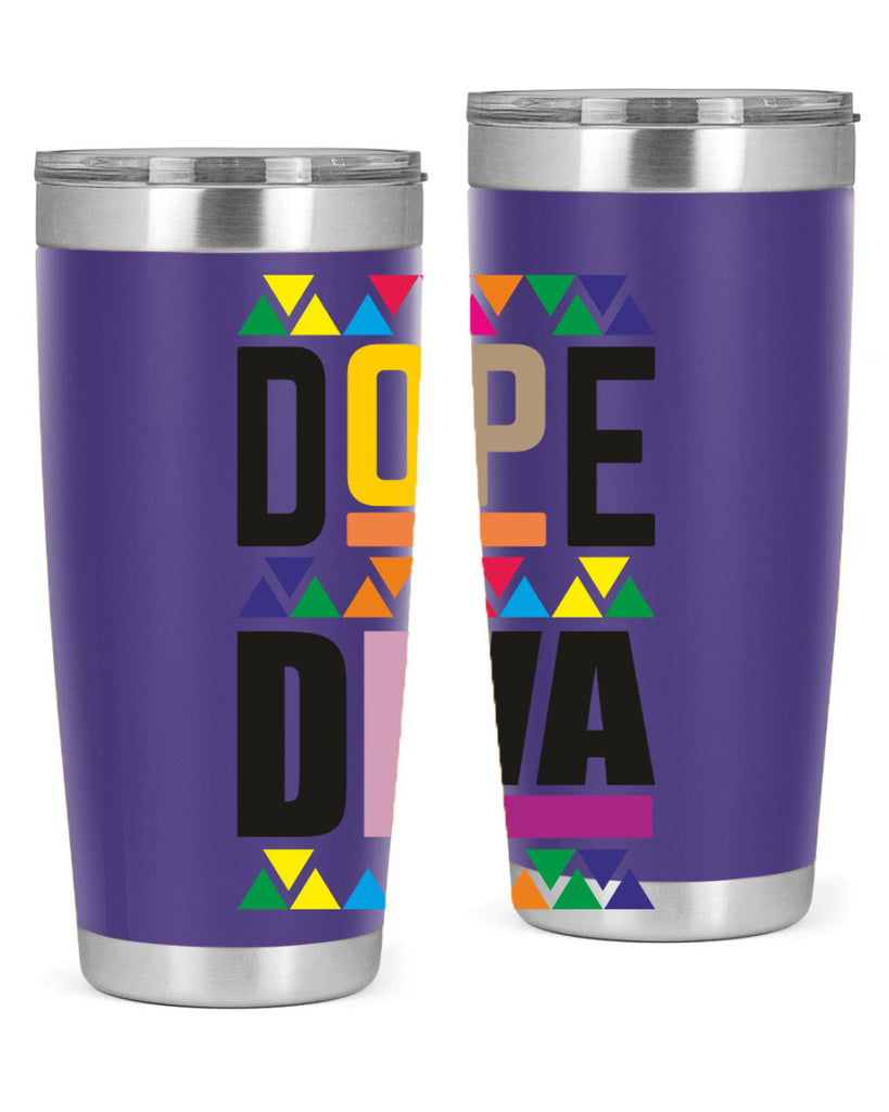 dope diva- black words phrases- Cotton Tank