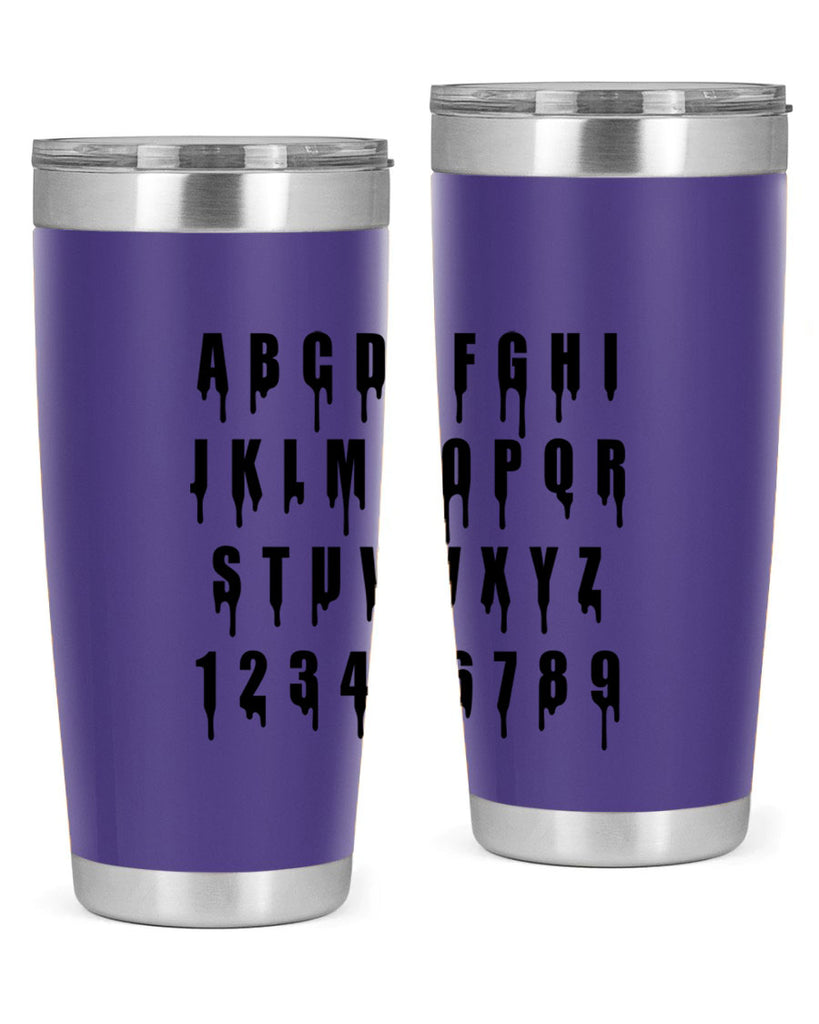 drip font 164#- black words phrases- Cotton Tank