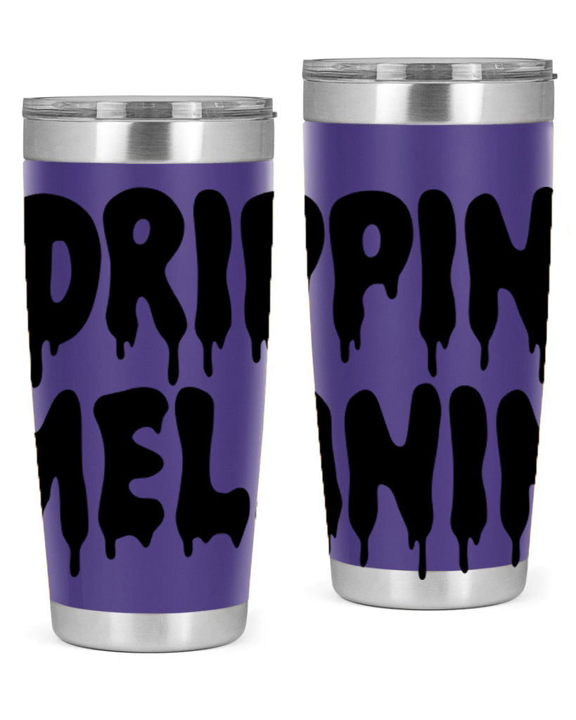drippinmelanin  160#- black words phrases- Cotton Tank