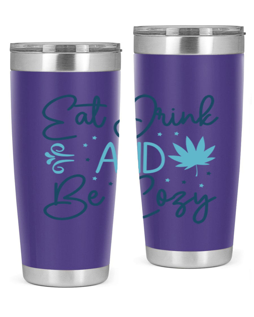 eat drink and be cozy 98#- winter- Tumbler