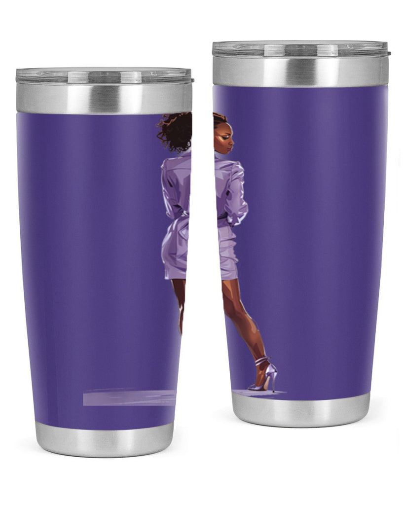 fashion girl in lavender 53#- fashion- Cotton Tank