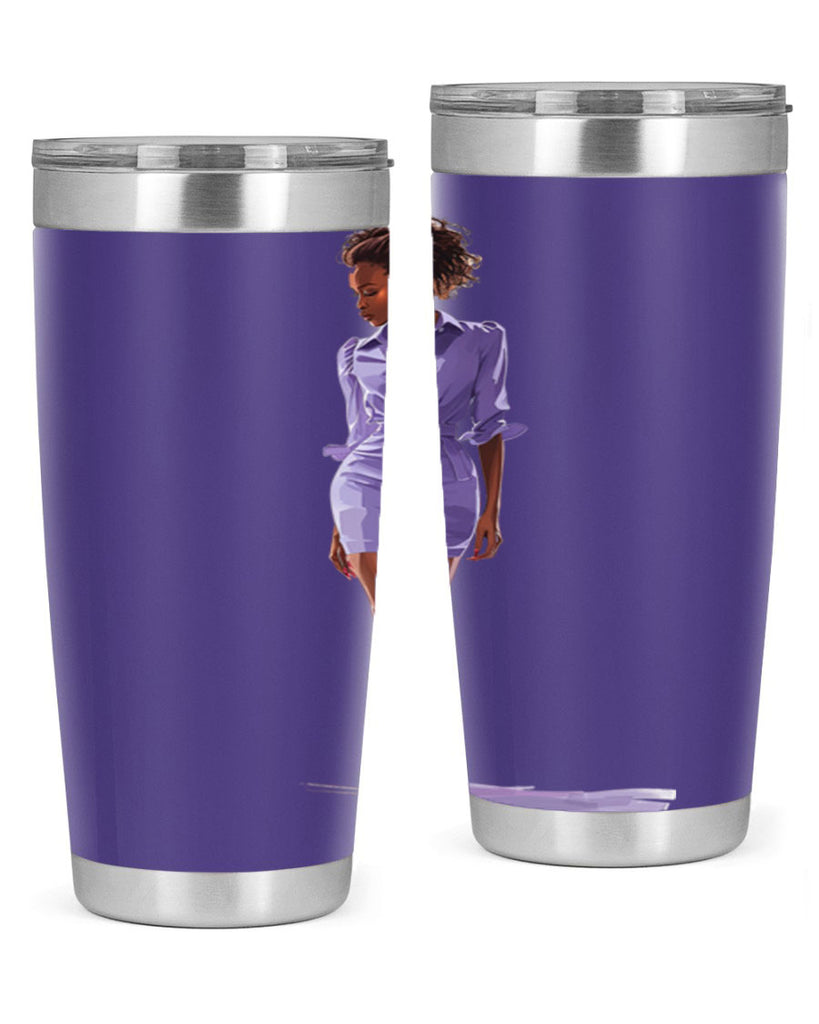 fashion girl in lavender 59#- fashion- Cotton Tank