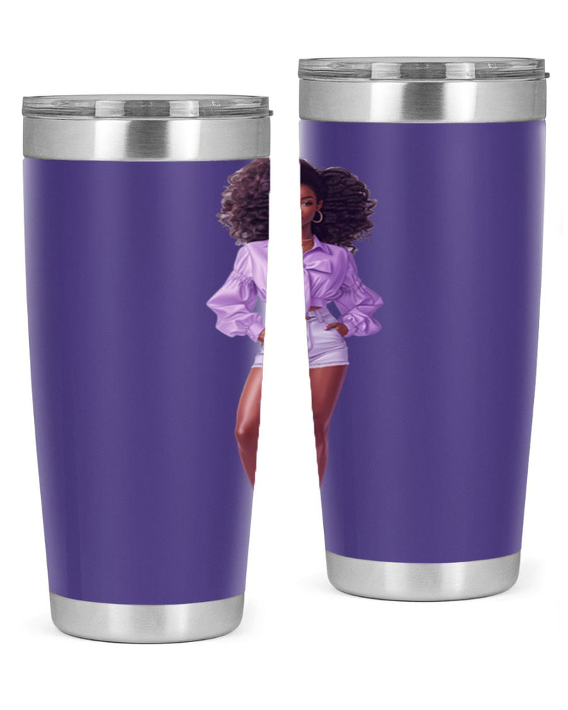 fashion girl in lavender 61#- fashion- Cotton Tank