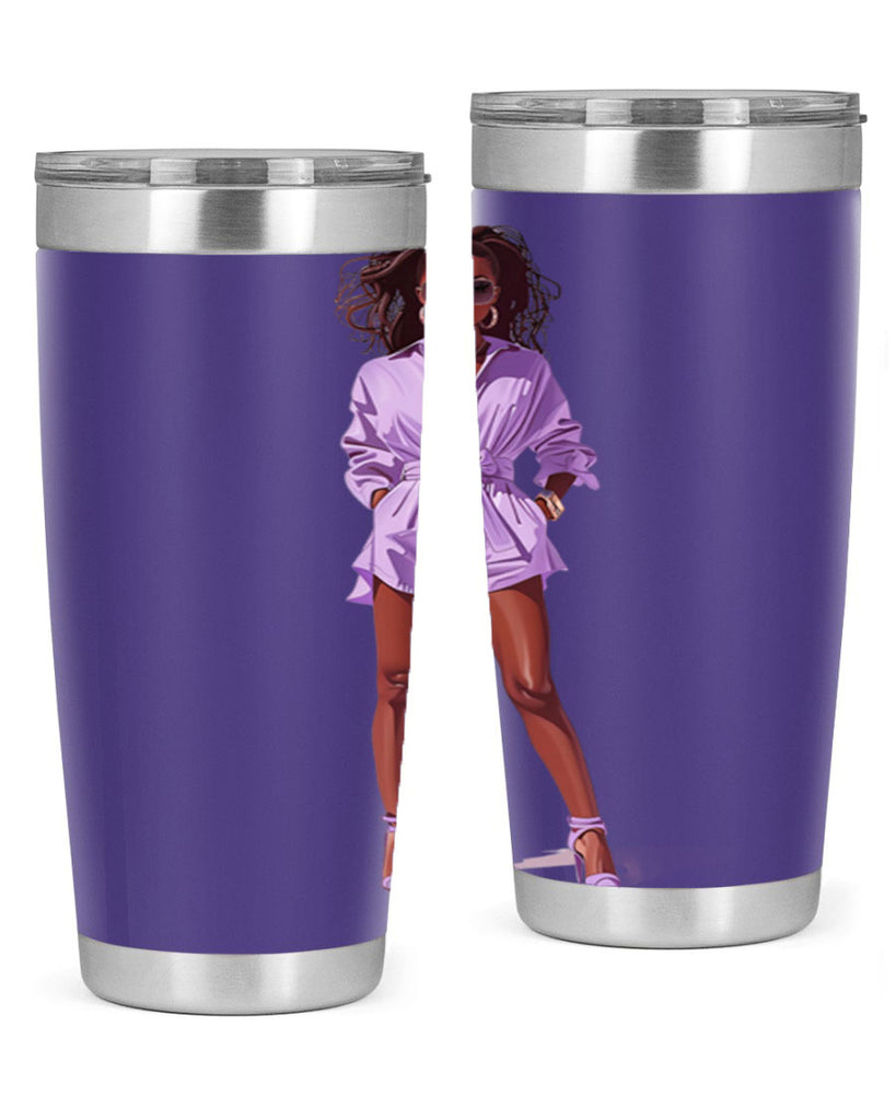 fashion girl in lavender 64#- fashion- Cotton Tank