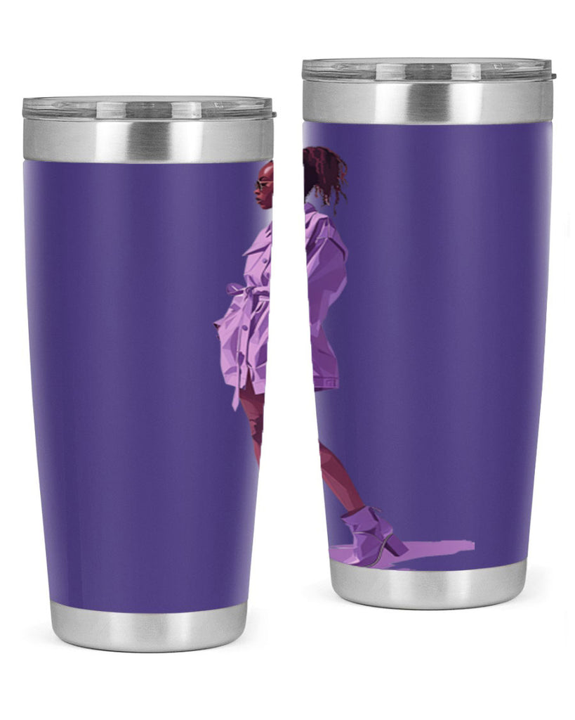 fashion girl in lavender 66#- fashion- Cotton Tank