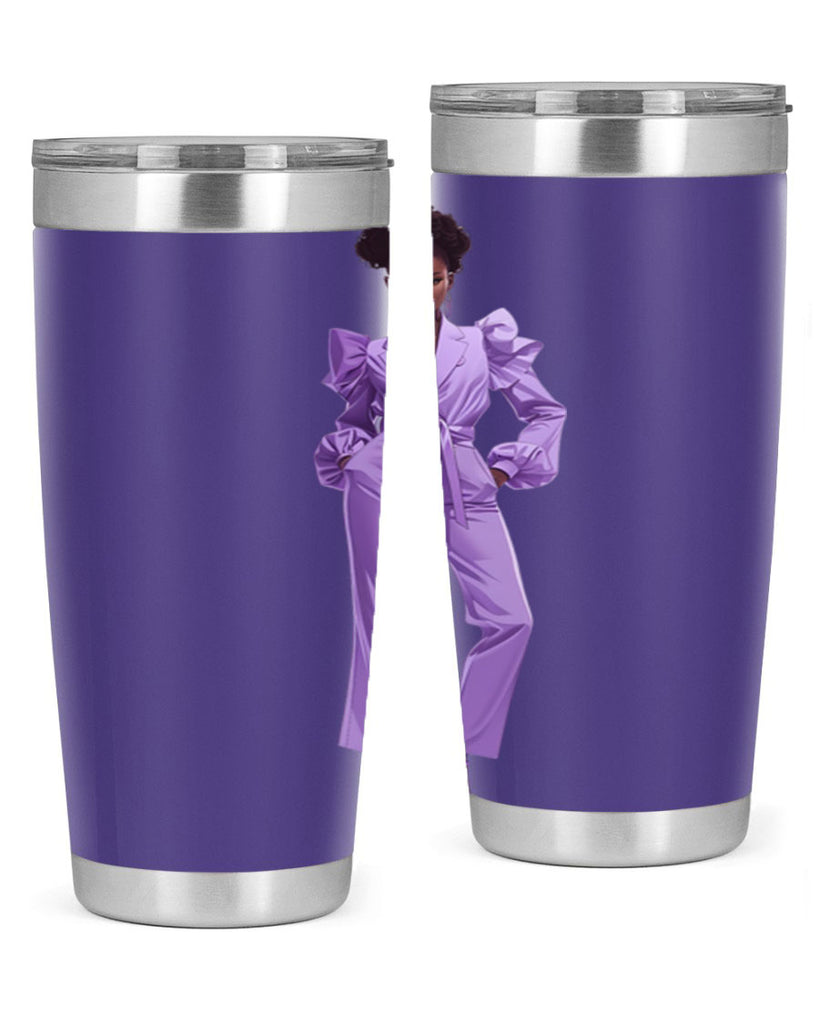 fashion girl in lavender 67#- fashion- Cotton Tank
