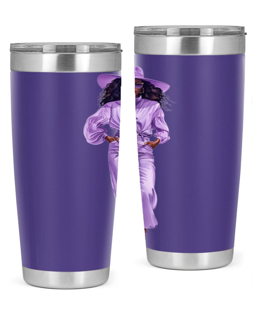 fashion girl in lavender 68#- fashion- Cotton Tank