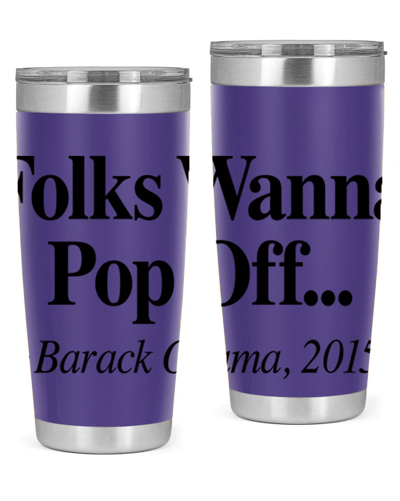 folks wanna pop off 151#- black words phrases- Cotton Tank