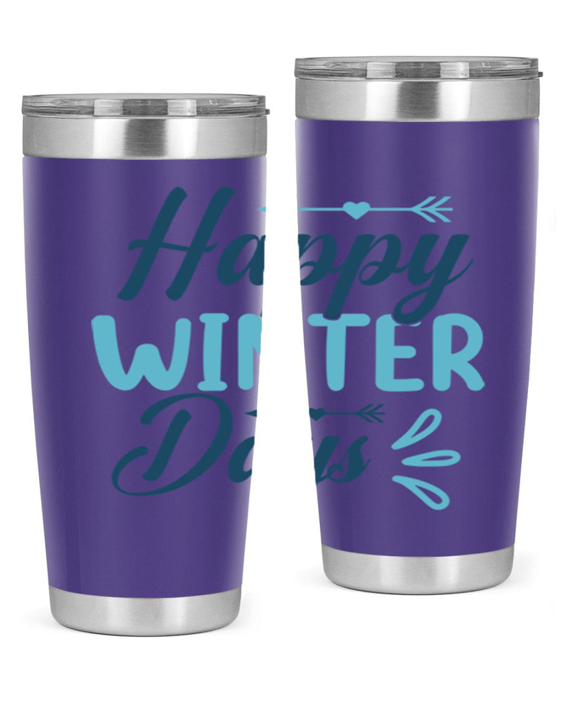 happy winter days 120#- winter- Tumbler
