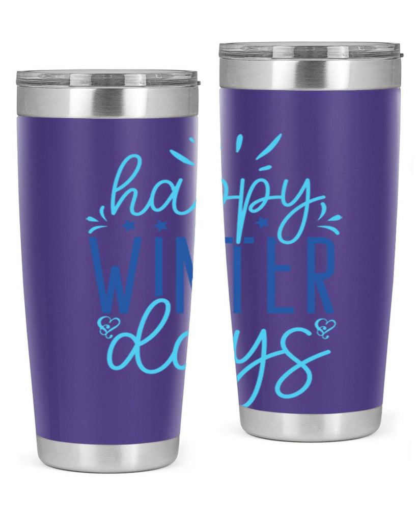 happy winter days 121#- winter- Tumbler