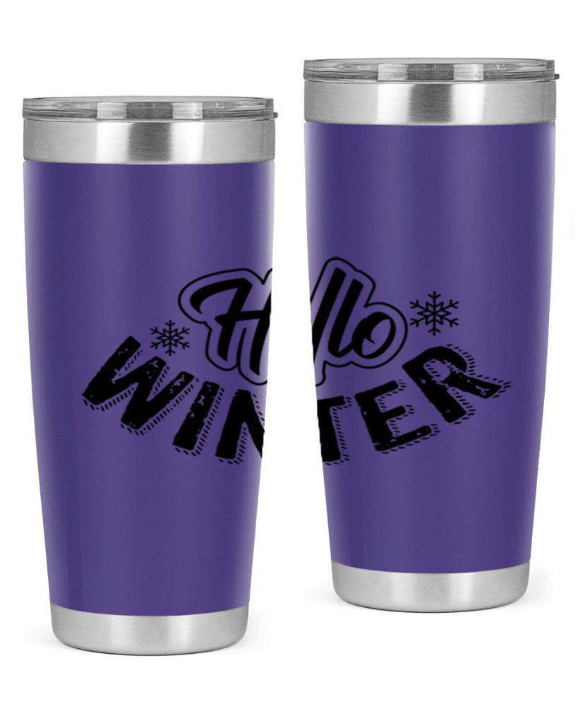 hello winter 169#- winter- Tumbler