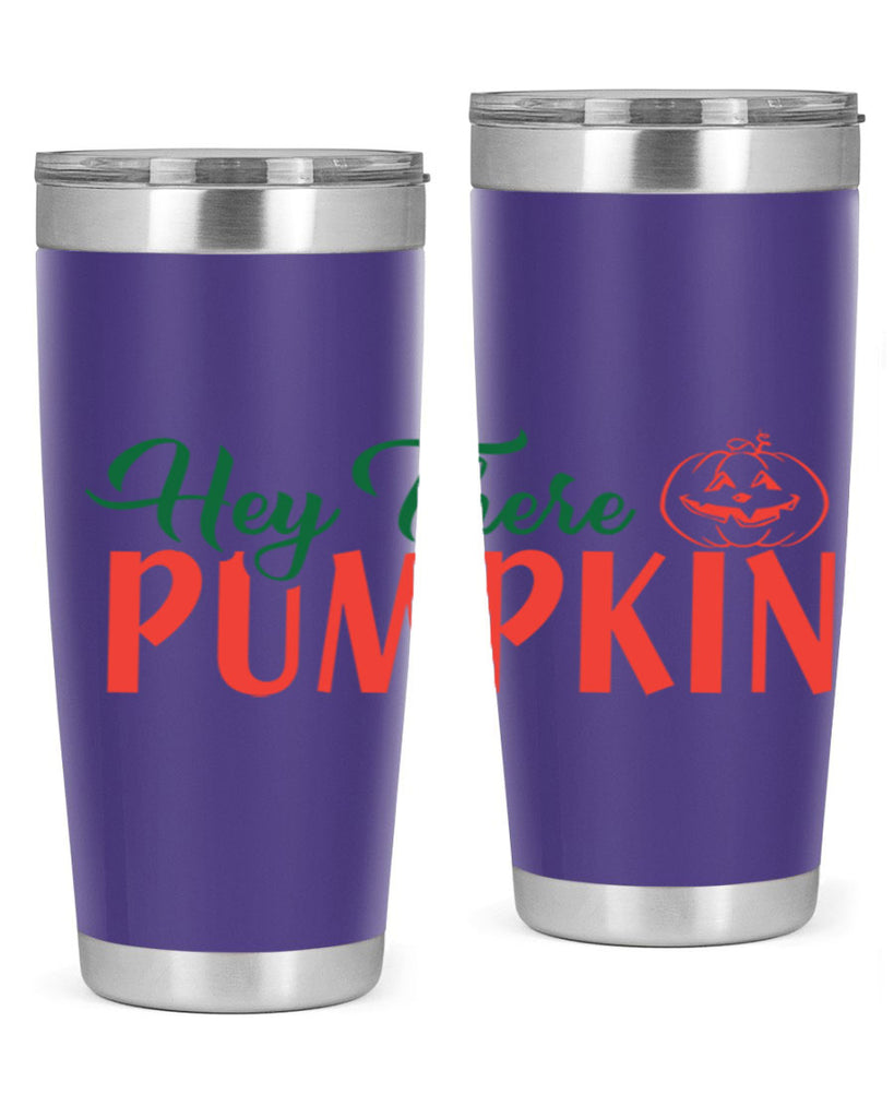 hey there pumpkin 305#- fall- Tumbler