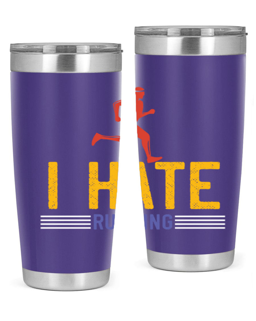 i hate running 40#- running- Tumbler
