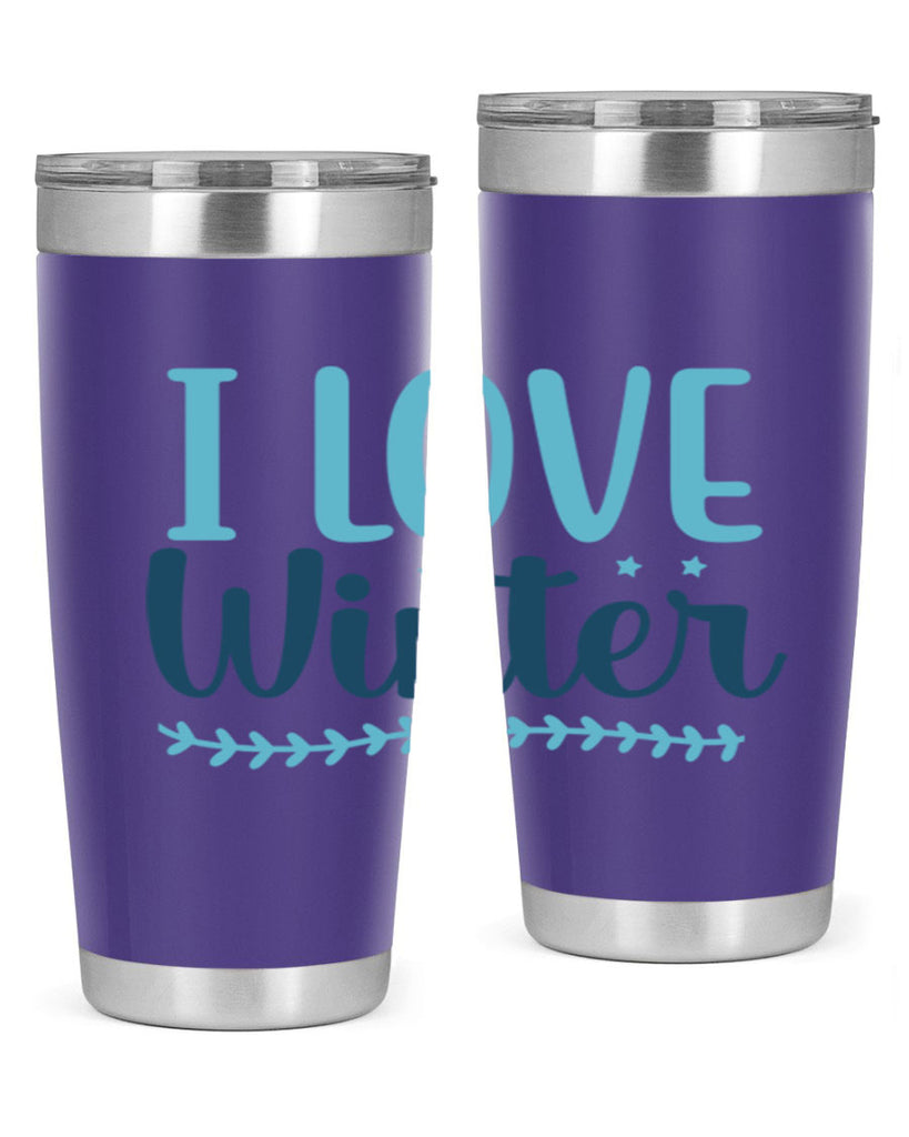 i love winter 226#- winter- Tumbler