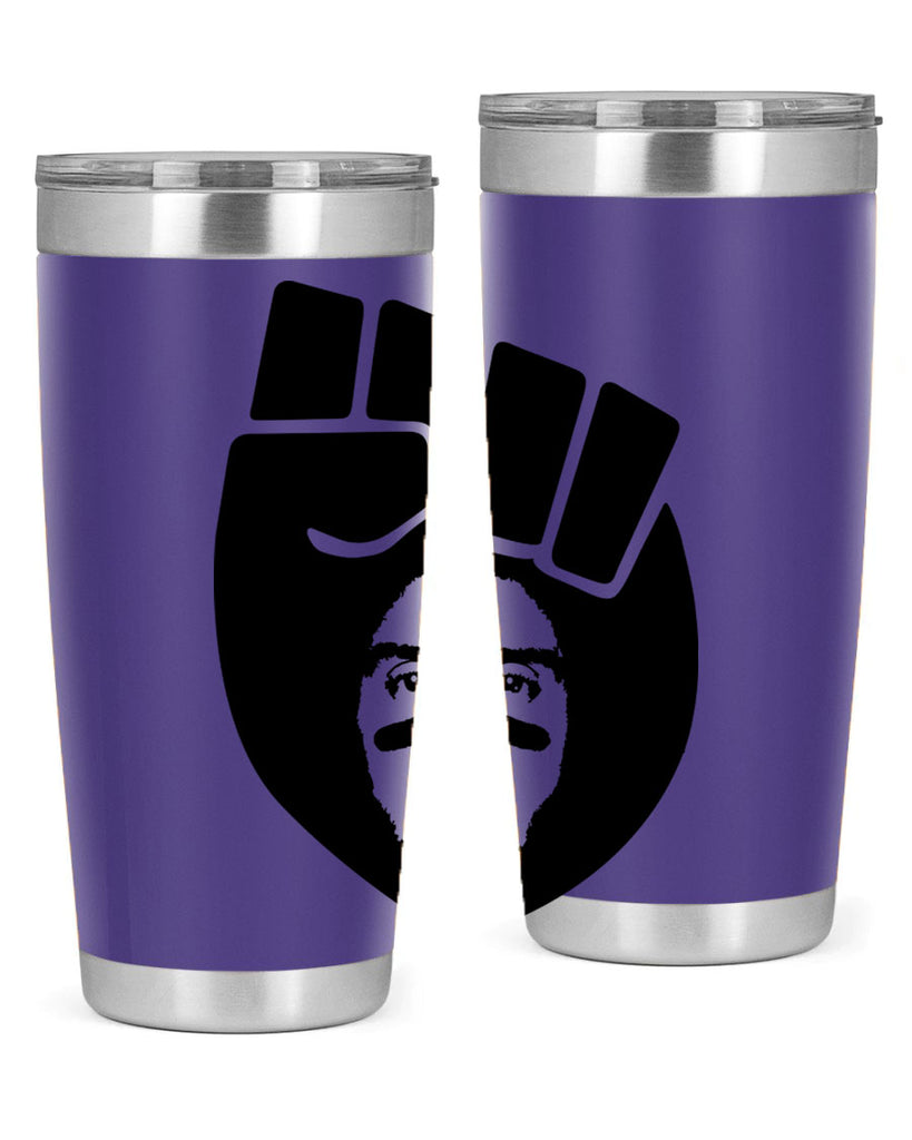 kaepernick fist hair 22#- black men - boys- tumbler