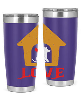 love Style 161#- dog- Tumbler