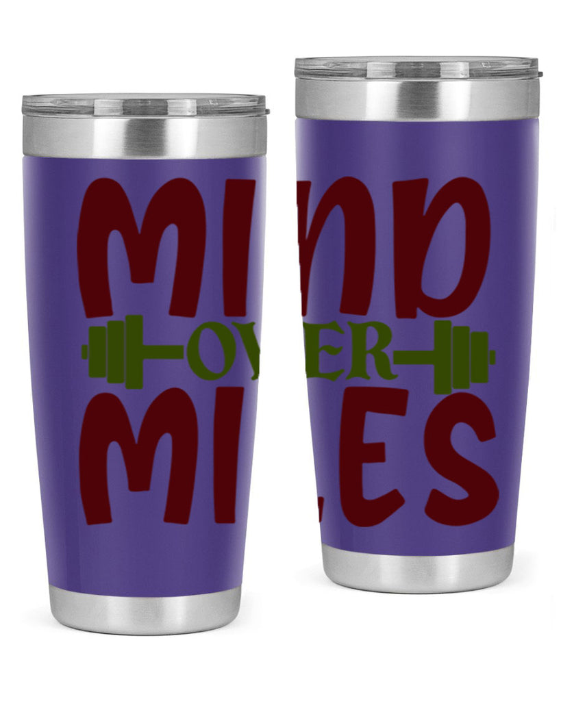 mind over miles 29#- gym- Tumbler