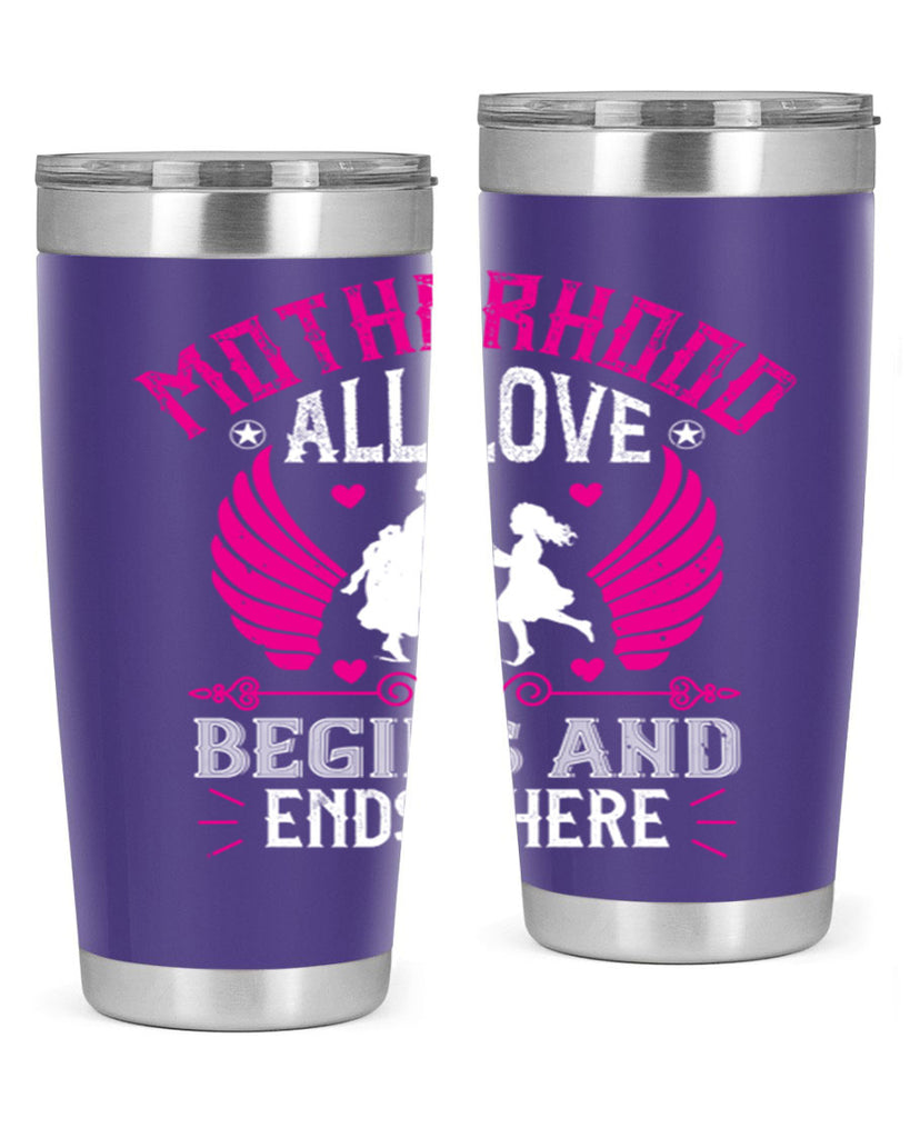 motherhood all love 57#- mothers day- Tumbler