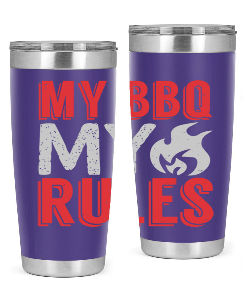 my bbq my rule 22#- bbq- Tumbler