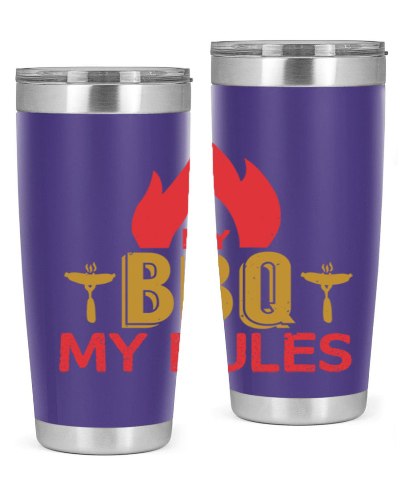 my bbq my ruless 21#- bbq- Tumbler