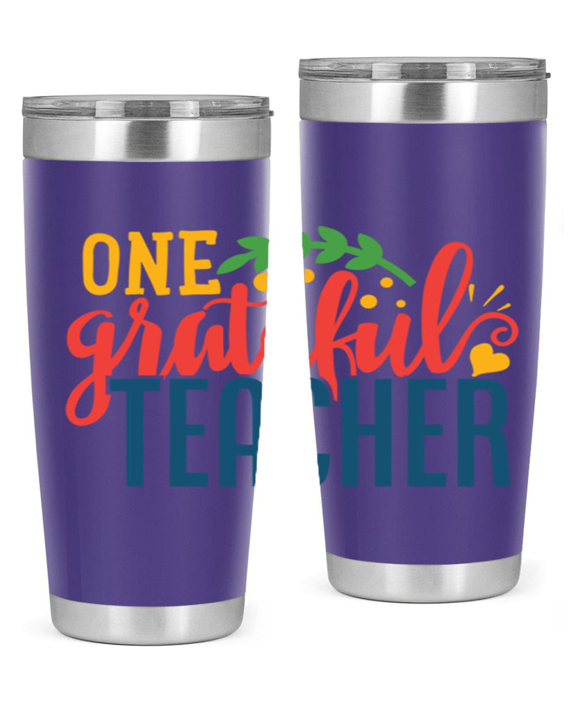 one grateful teacher Style 167#- teacher- tumbler