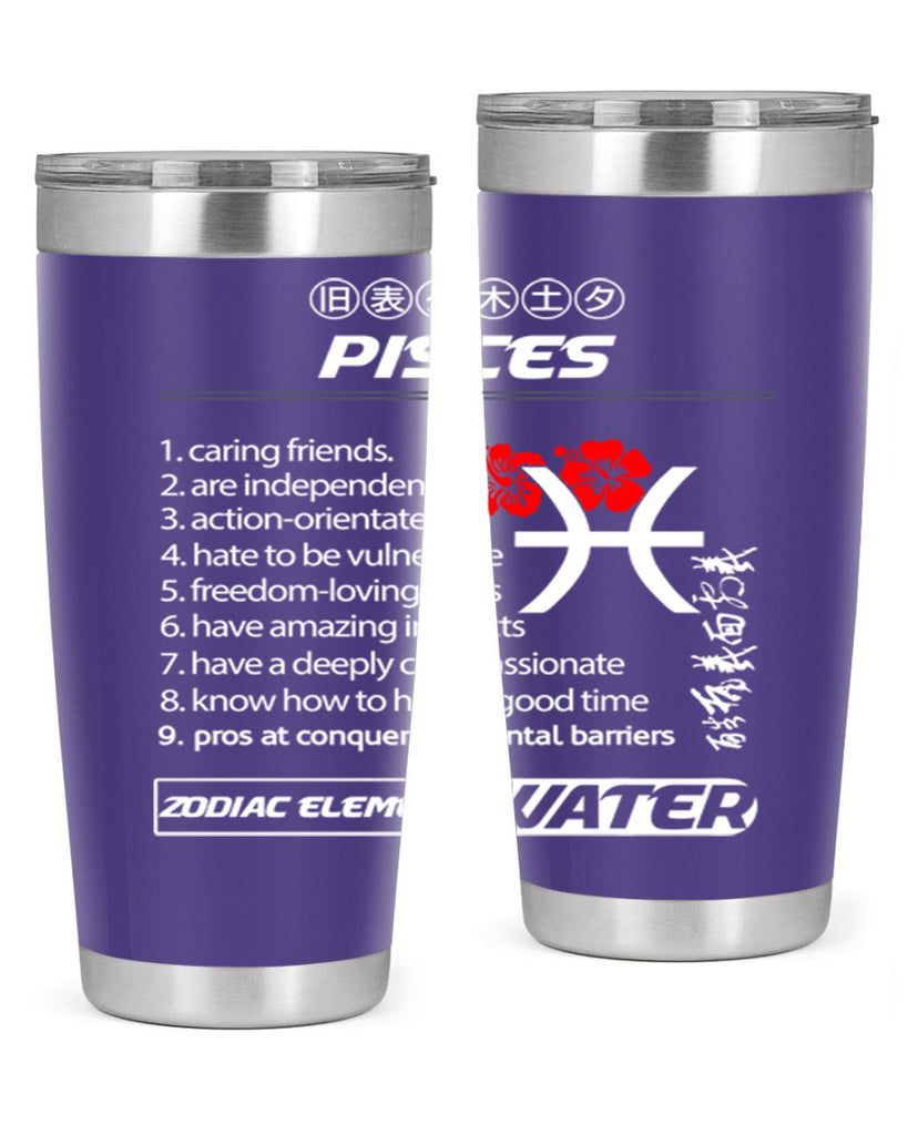 pisces 356#- zodiac- Tumbler