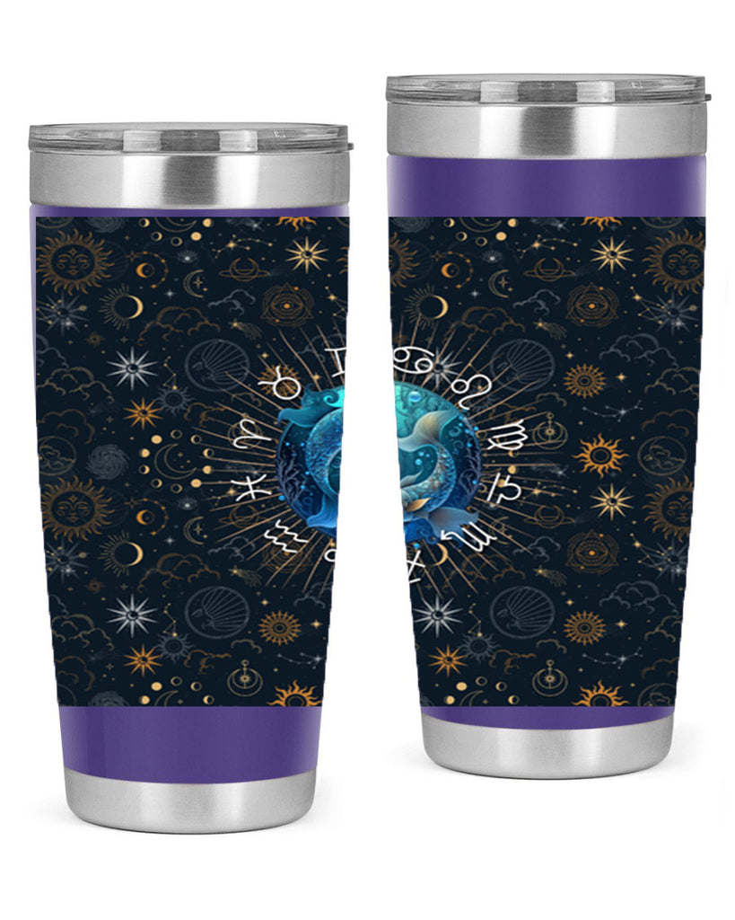pisces Straight 366#- zodiac- Tumbler