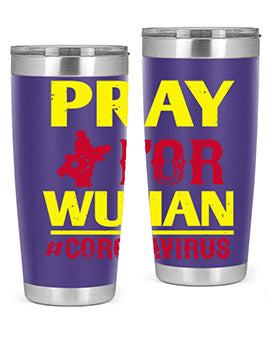 pray for wuhan coronavirus Style 27#- corona virus- Tumbler