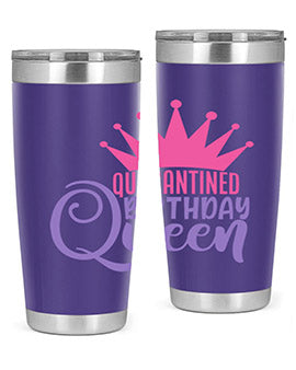 quarantined birthday queen Style 46#- corona virus- Tumbler