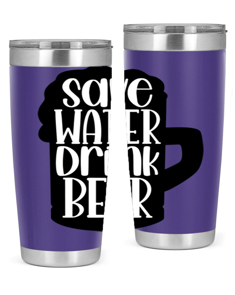 save water drink beer 23#- beer- Tumbler