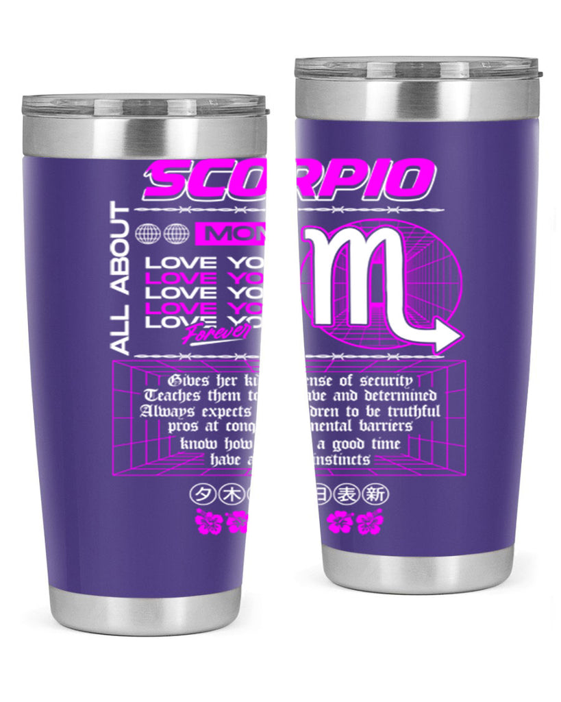scorpio 457#- zodiac- Tumbler