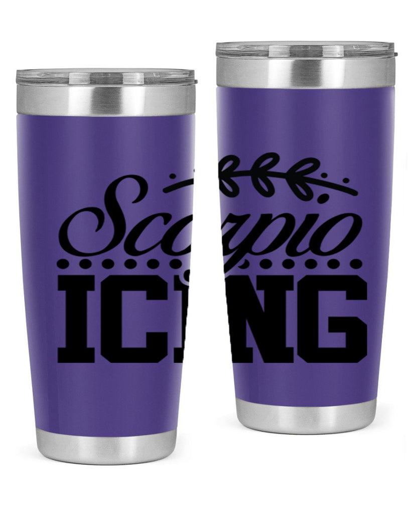scorpio icing 442#- zodiac- Tumbler