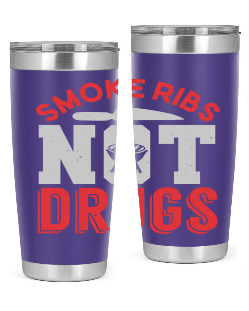 smok ribs not drugs 13#- bbq- Tumbler