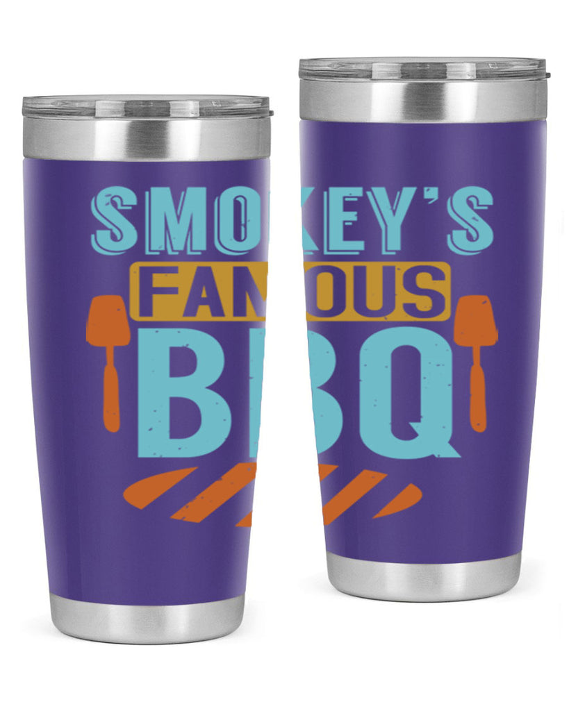 smokeys famous bbq 11#- bbq- Tumbler
