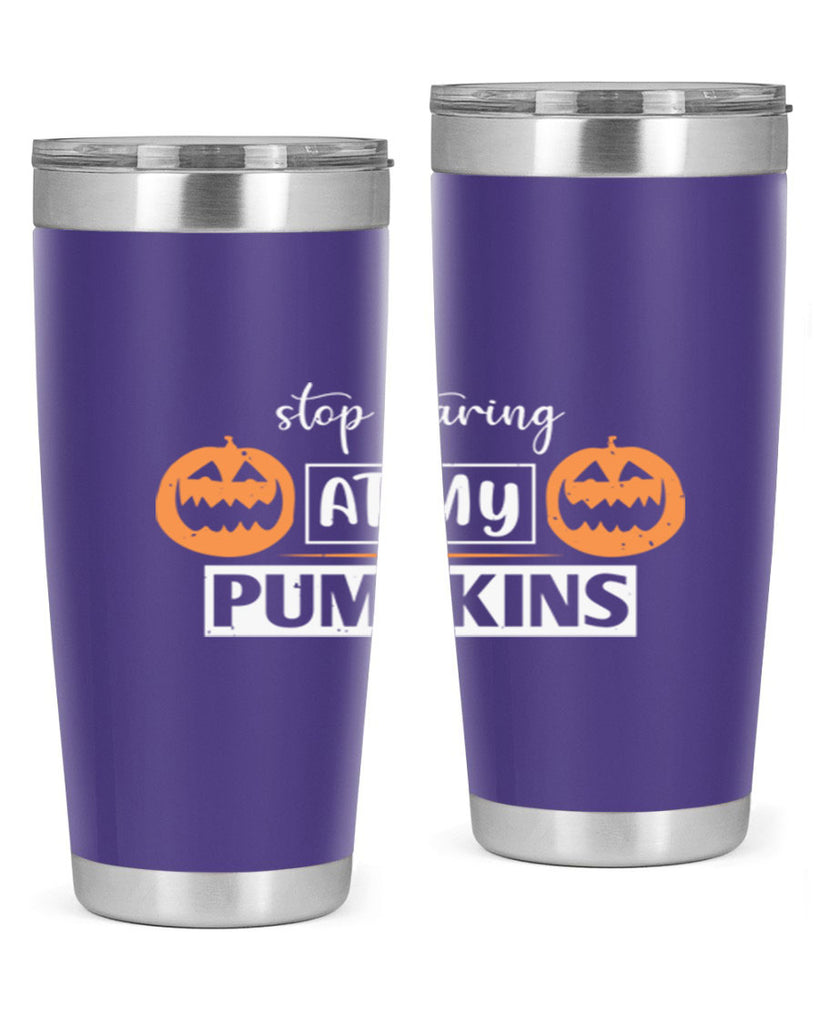 stop staring at my pumpkins 131#- halloween- Tumbler