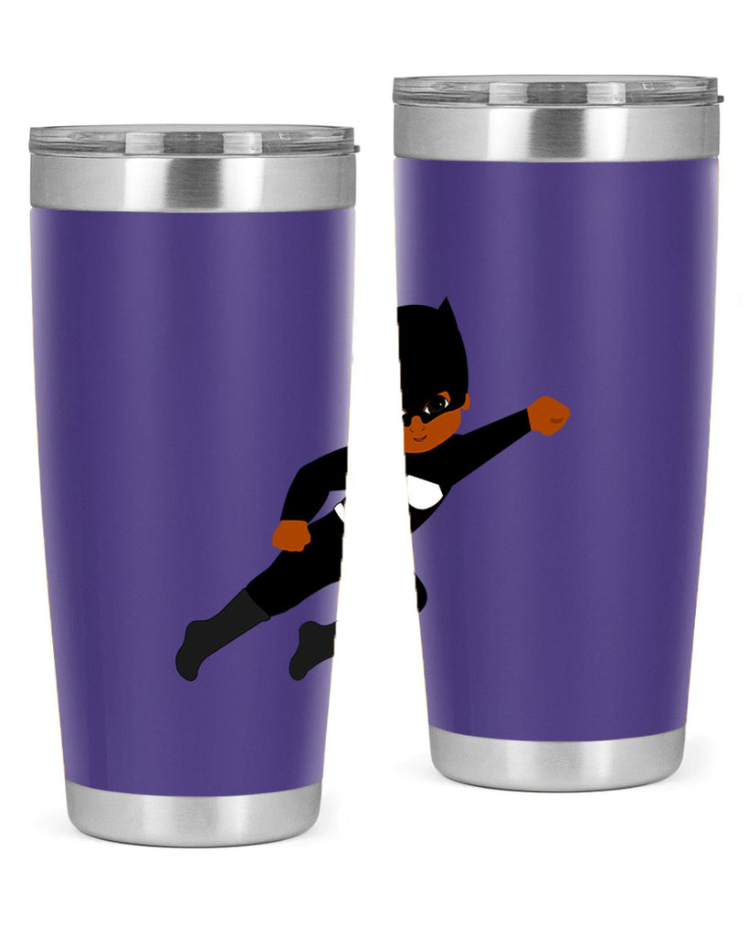 super kid 12#- black men - boys- tumbler