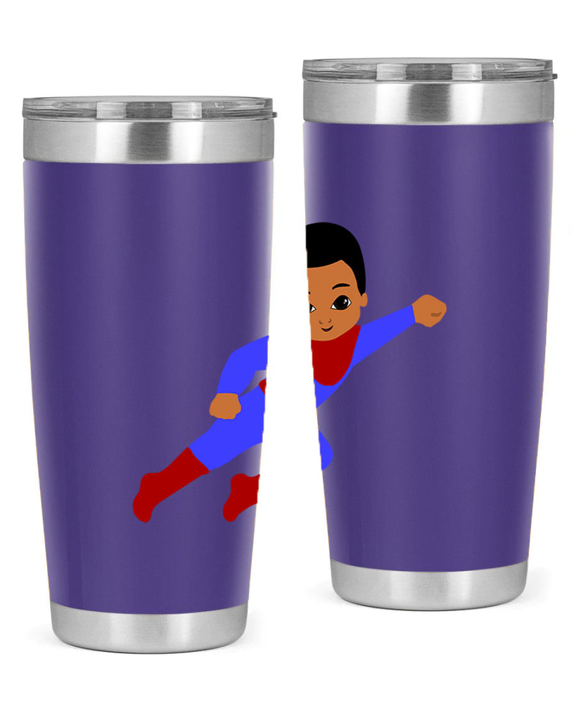 super kid 14#- black men - boys- tumbler