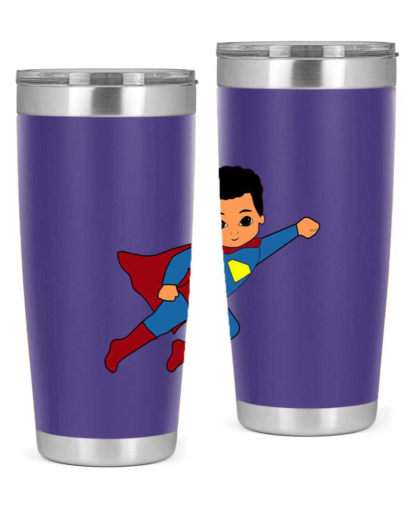 super kid 15#- black men - boys- tumbler