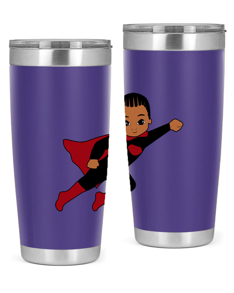 super kid 16#- black men - boys- tumbler