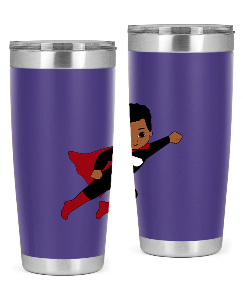 super kid 5#- black men - boys- tumbler