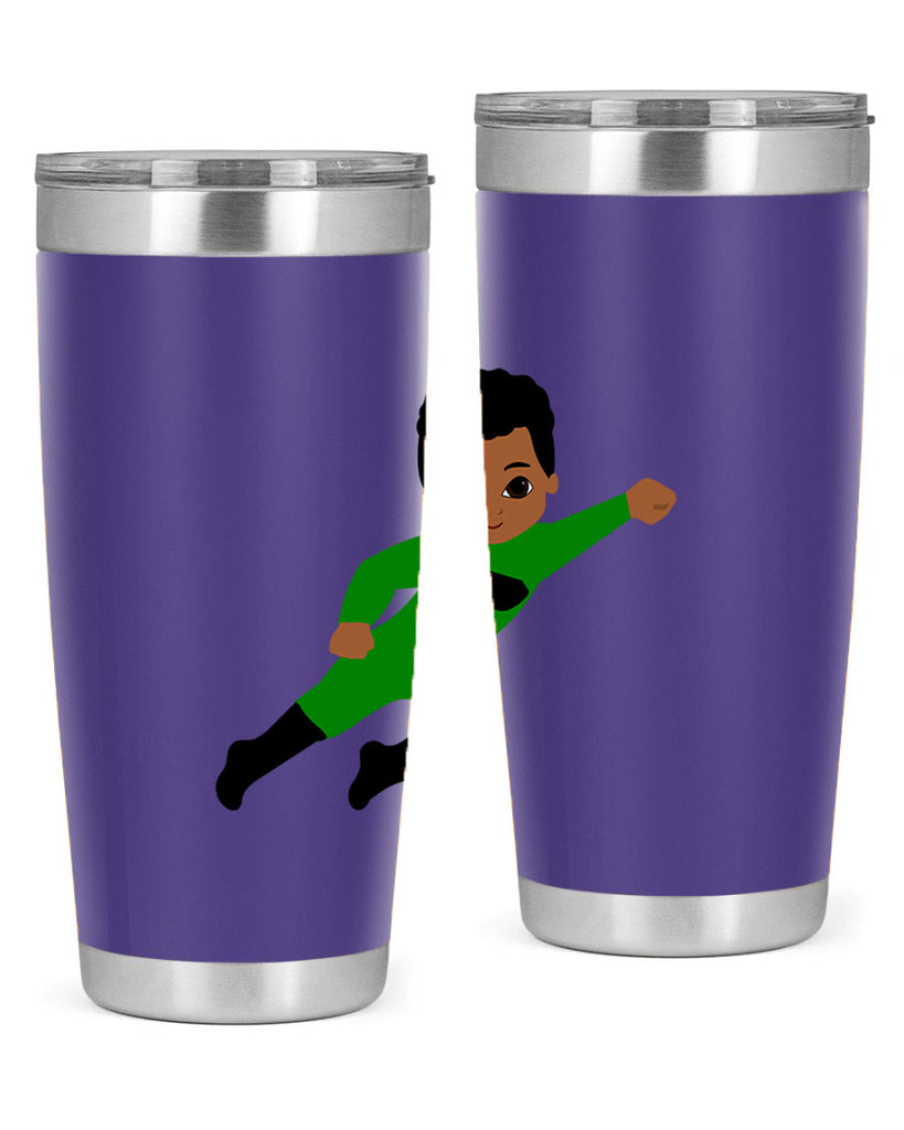 super kid 6#- black men - boys- tumbler