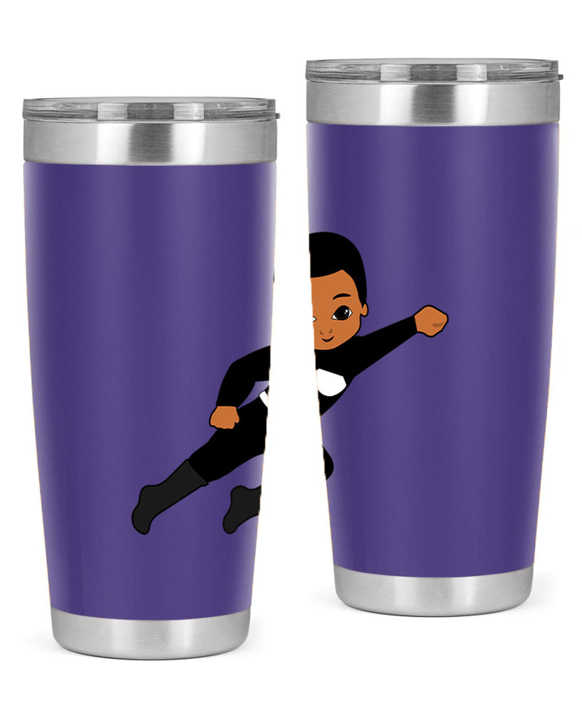 super kid 7#- black men - boys- tumbler