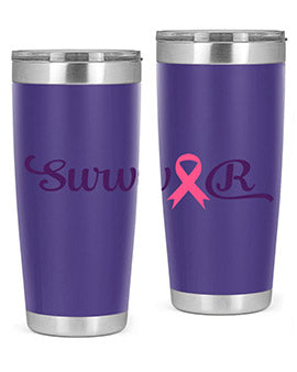 survivor Style 3#- breast cancer- Tumbler